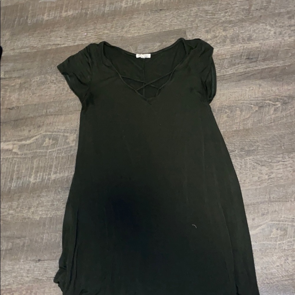 Dark Green Dress